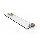 Waverly Place Collection Glass Vanity Shelf with Beveled Edges