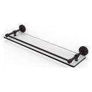 Waverly Place Collection Tempered Glass Shelf with Gallery Rail