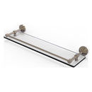 Waverly Place Collection Tempered Glass Shelf with Gallery Rail