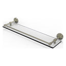 Waverly Place Collection Tempered Glass Shelf with Gallery Rail
