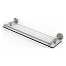 Waverly Place Collection Tempered Glass Shelf with Gallery Rail