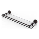 Waverly Place Collection Tempered Glass Shelf with Gallery Rail