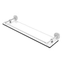 Waverly Place Collection Tempered Glass Shelf with Gallery Rail
