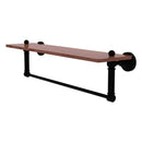 Waverly Place Collection Solid IPE Ironwood Shelf with Integrated Towel Bar