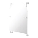 Waverly Place Collection Arched Top Frameless Rail Mounted Mirror