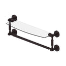 Waverly Place Collection Glass Vanity Shelf  with Integrated Towel Bar