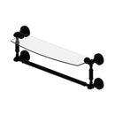 Waverly Place Collection Glass Vanity Shelf  with Integrated Towel Bar