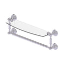 Waverly Place Collection Glass Vanity Shelf  with Integrated Towel Bar