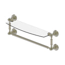 Waverly Place Collection Glass Vanity Shelf  with Integrated Towel Bar
