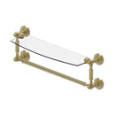 Waverly Place Collection Glass Vanity Shelf  with Integrated Towel Bar