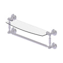 Waverly Place Collection Glass Vanity Shelf  with Integrated Towel Bar