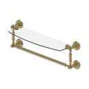 Waverly Place Collection Glass Vanity Shelf  with Integrated Towel Bar