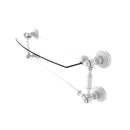 Waverly Place Collection Glass Vanity Shelf  with Integrated Towel Bar