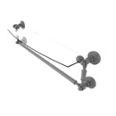 Waverly Place Collection Glass Vanity Shelf  with Integrated Towel Bar