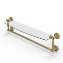 Waverly Place Collection Glass Vanity Shelf  with Integrated Towel Bar
