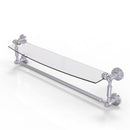 Waverly Place Collection Glass Vanity Shelf  with Integrated Towel Bar
