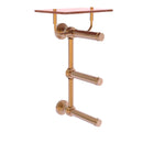 Waverly Place Porte-papier de toilette  3 rouleaux avec 茅tag猫re en bois