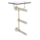 Waverly Place Porte-papier de toilette  3 rouleaux avec 茅tag猫re en verre