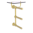 Waverly Place Porte-papier de toilette  3 rouleaux avec 茅tag猫re en verre