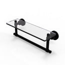 Washington Square Collection Glass Vanity Shelf  with Integrated Towel Bar