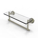 Washington Square Collection Glass Vanity Shelf  with Integrated Towel Bar