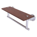 Washington Square Collection Solid IPE Ironwood Shelf with Integrated Towel Bar