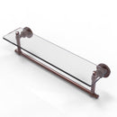 Washington Square Collection Glass Vanity Shelf  with Integrated Towel Bar