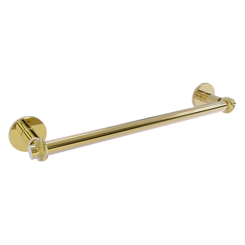 Continental Collection Towel Bar with Twisted Accents