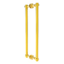 Contemporary Back to Back Shower Door Pull with Smooth Accents