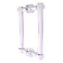 Contemporary Back to Back Shower Door Pull with Smooth Accents