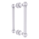 Contemporary Back to Back Shower Door Pull with Smooth Accents