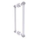 Contemporary Back to Back Shower Door Pull with Dotted Accents