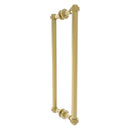 Contemporary Back to Back Shower Door Pull with Dotted Accents