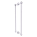 Contemporary Back to Back Shower Door Pull with Grooved Accents