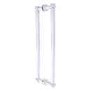 Contemporary Back to Back Shower Door Pull with Twisted Accents