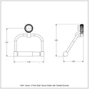 Porte-papier hygi茅nique 脿 2 poteaux de collection Venus