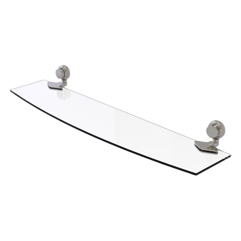 Venus Collection Glass Shelf with Twisted Accents