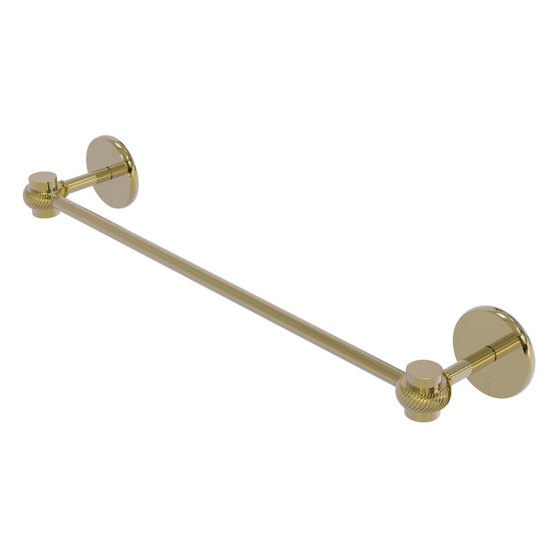 Satellite Orbit One Collection Towel Bar with Twisted Accents