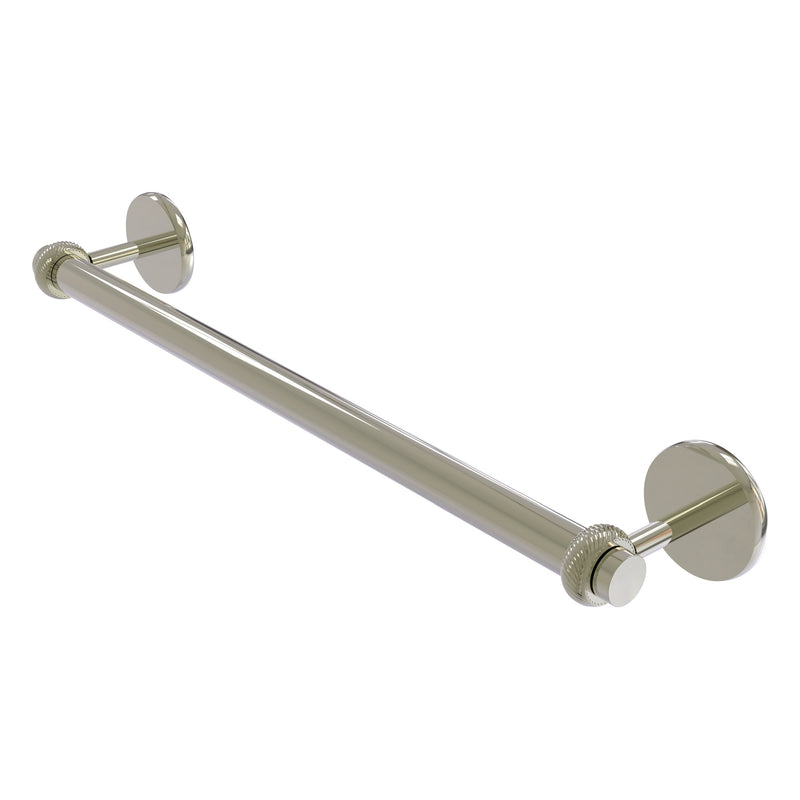 Satellite Orbit Two Collection Towel Bar with Twisted Accents