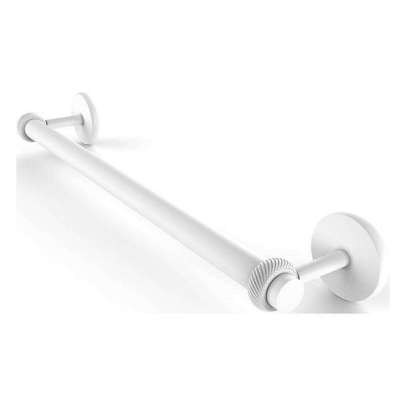 Satellite Orbit Two Collection Towel Bar with Twisted Accents