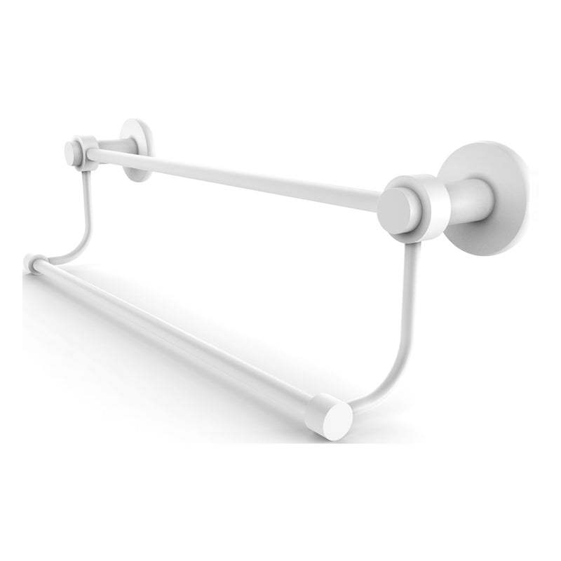 Mercury Collection Double Towel Bar with Smooth Accents