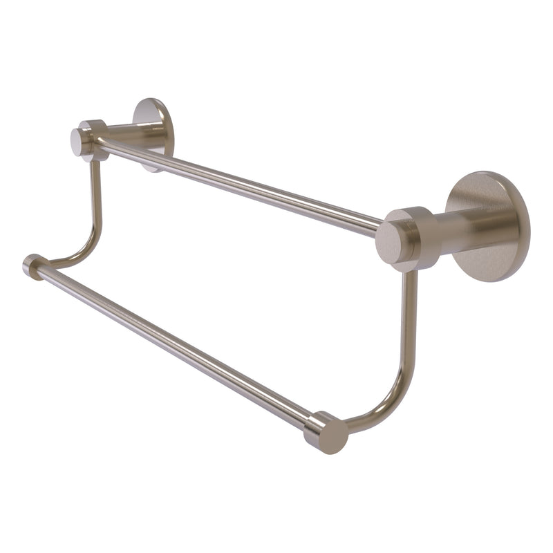 Mercury Collection Double Towel Bar with Smooth Accents