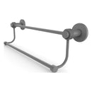 Mercury Collection Double Towel Bar with Grooved Accents