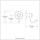 Mercury Collection Robe Hook