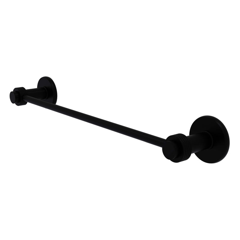 Mercury Collection Towel Bar with Grooved Accents