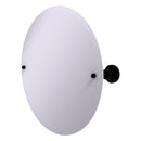 Miroir inclinable rond sans cadre avec bord biseaut茅