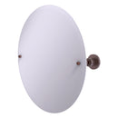 Miroir inclinable rond sans cadre avec bord biseaut茅