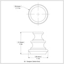 Bouton d'armoire design