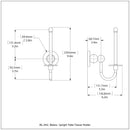 Porte-papier hygi茅nique vertical
