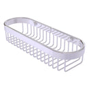 Panier ovale en fil m茅tallique pour articles de toilette